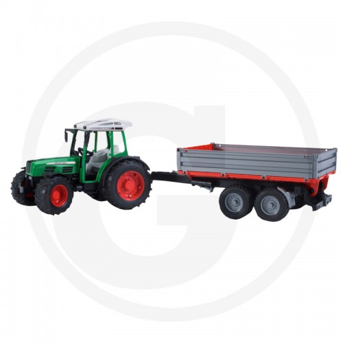 Traktorius Fendt 209 S su priekaba 